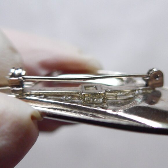 Silvertone Cowboy Hat Pin - Picture 6 of 9